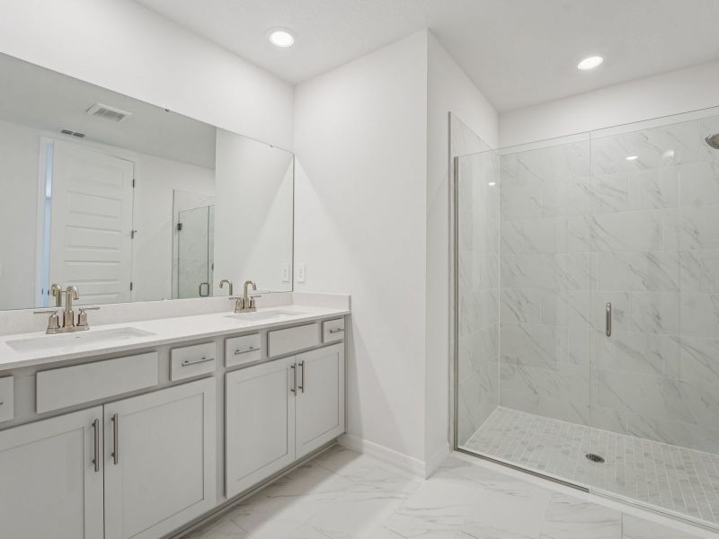 Furnished interior view inside a new home in The Grove at Stuart Crossing - Signature Series, Bartow (Image 7).