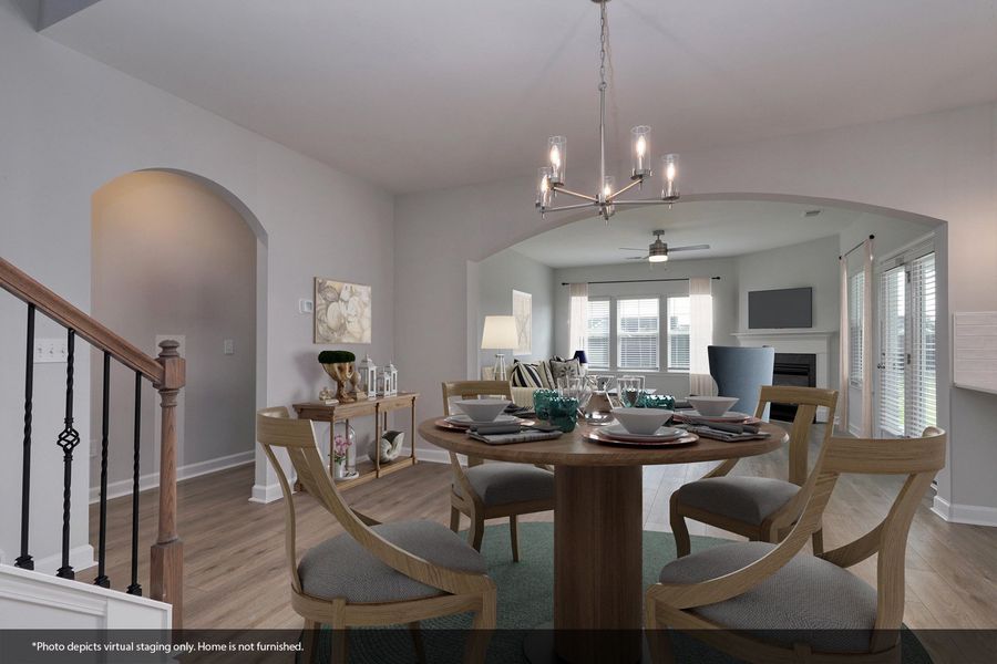 Furnished interior view inside a new home in Arcadia, Myrtle Beach (Image 8).