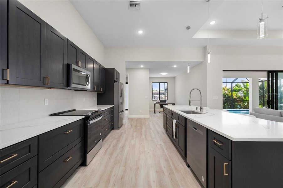 Furnished interior view inside a new home in , Punta Gorda (Image 8).