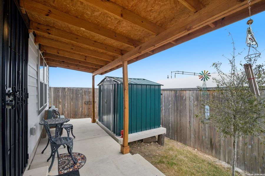 Exterior details and patio area of a home in , San Marcos (Image 4).