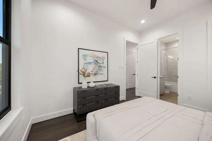 Furnished interior view inside a new home in , Houston (Image 24).