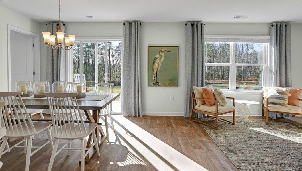 Furnished interior view inside a new home in Holly Oaks, Statesboro (Image 8).