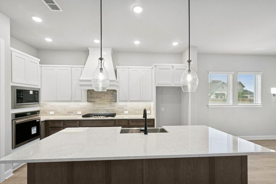 Furnished interior view inside a new home in Harvest Green 45', Richmond (Image 16).