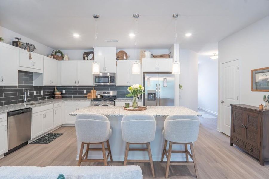 Furnished interior view inside a new home in Ellison Square, Sugar Hill (Image 13).