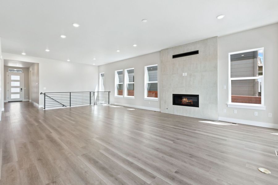 Spacious, unfurnished interior of a new home in RainDance, Windsor (Image 9). Spacious, unfurnished interior of a new home in RainDance, Windsor (Image 9).