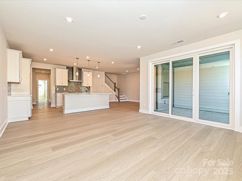 From the great room to the dining room, these spaces connect seamlessly.