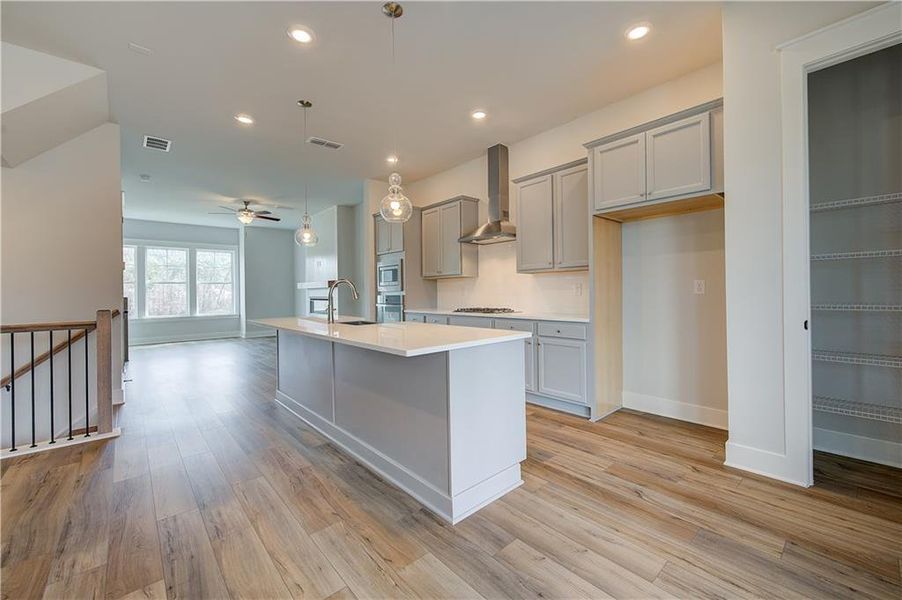 Furnished interior view inside a new home in Barrett Pointe, Kennesaw (Image 7).