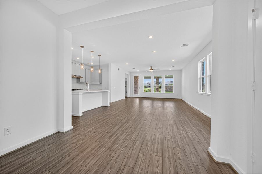 Fom the moment you step into this home you are treated to charming features of the open space living area and kitchen.