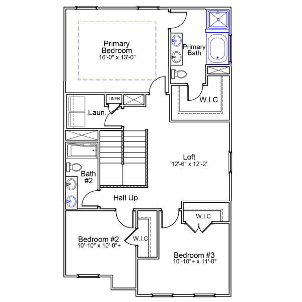 2D floor plan layout of this home in Ellington, Elgin, SC (Image 4).