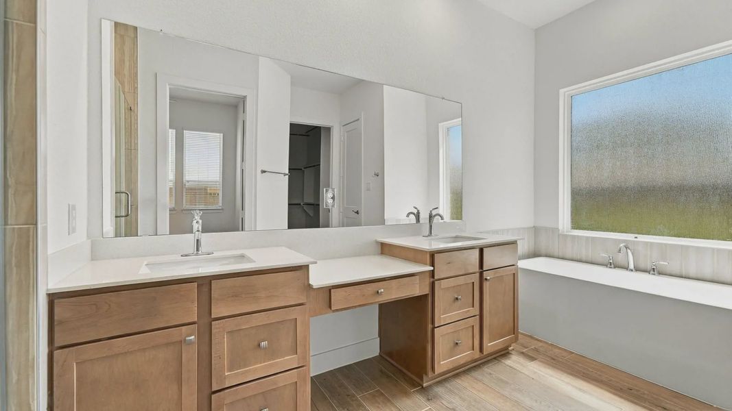 Furnished interior view inside a new home in Attwater 55s, Waller (Image 13).