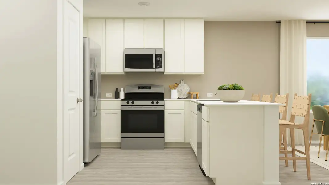 Furnished interior view inside a new home in Ridge View Estates, Seguin (Image 13).