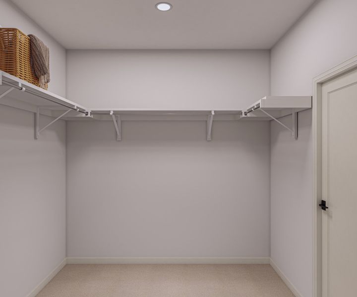 Representative unfurnished interior of a home built from the A by Tri Pointe Homes in Candelas Townhomes, Arvada (Image 20).