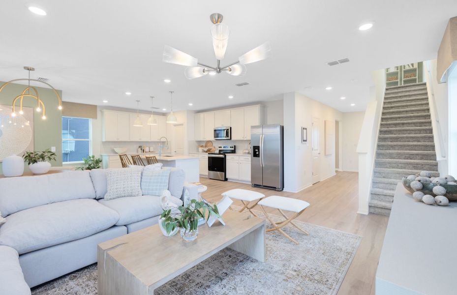 Representative furnished interior of a home built from the Mabel II by Pulte Homes in Parkside Trails, Clermont (Image 14).