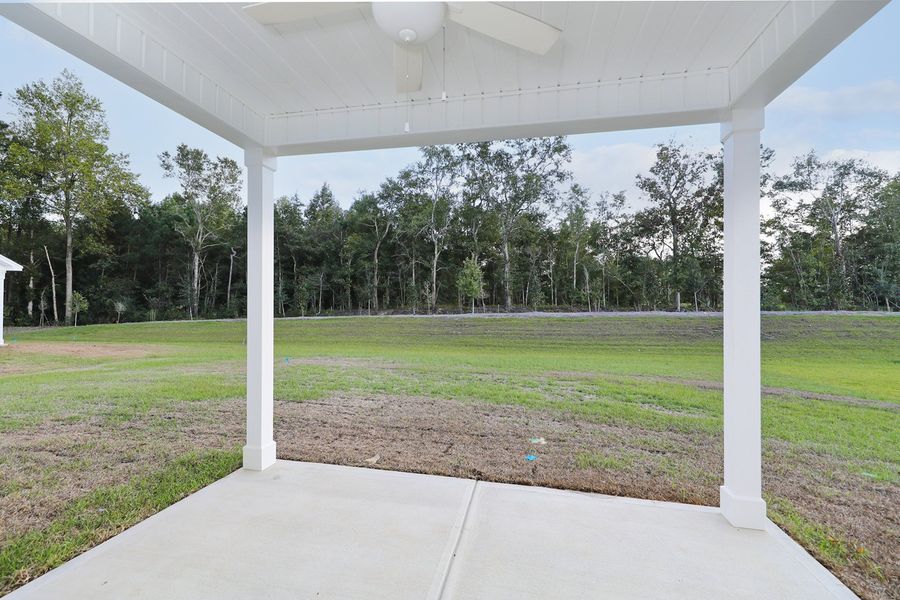 Exterior details and patio area of a home in Jordan Grove, Conway (Image 4).