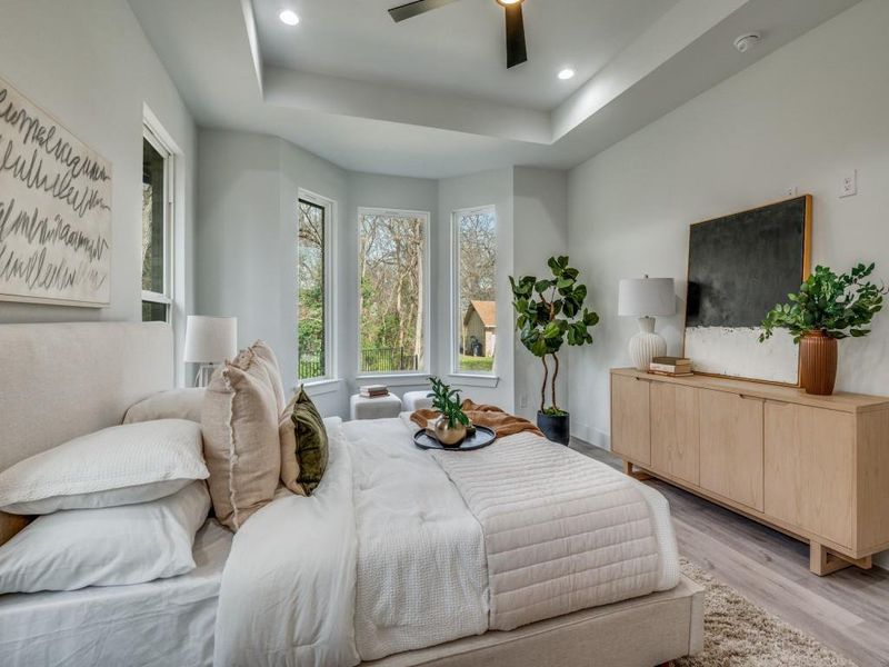 Furnished interior view inside a new home in , Dallas (Image 11).