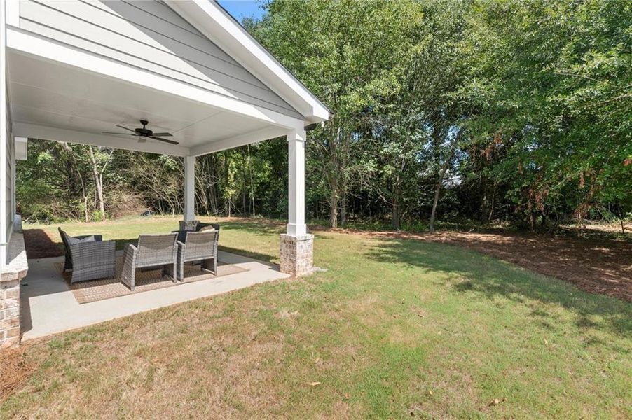 Exterior details and patio area of a home in , Covington (Image 4).