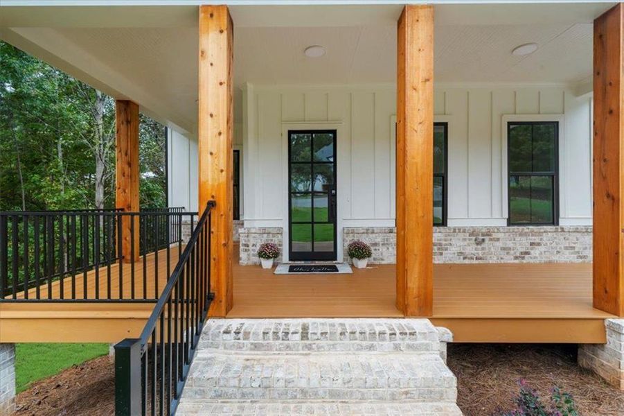 Exterior details and patio area of a home in , Woodstock (Image 30). Exterior details and patio area of a home in , Woodstock (Image 30).