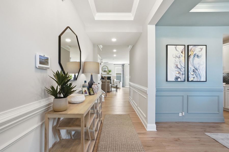 Furnished interior view inside a new home in Ashton Park, Monroe (Image 5).