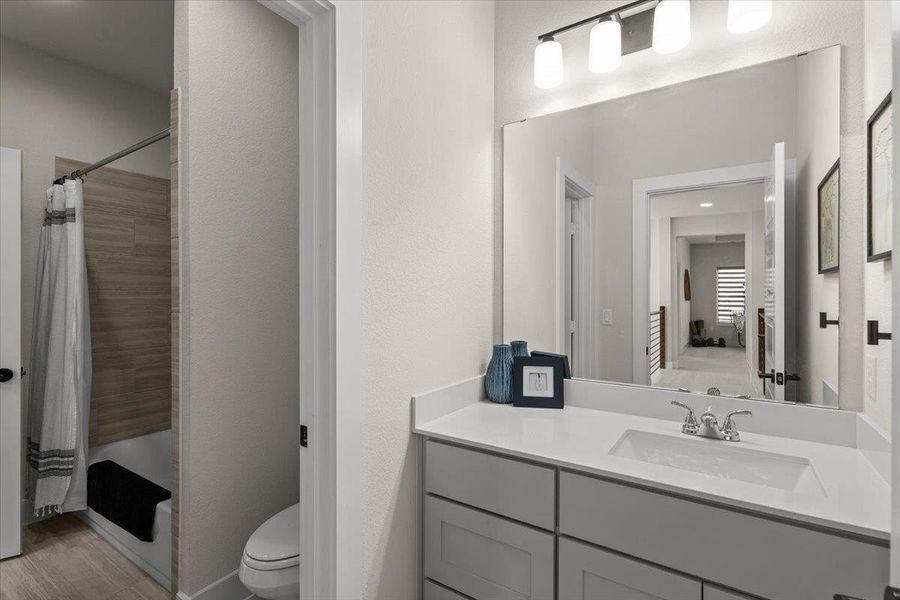 Furnished interior view inside a new home in Easton Park, Austin (Image 21).