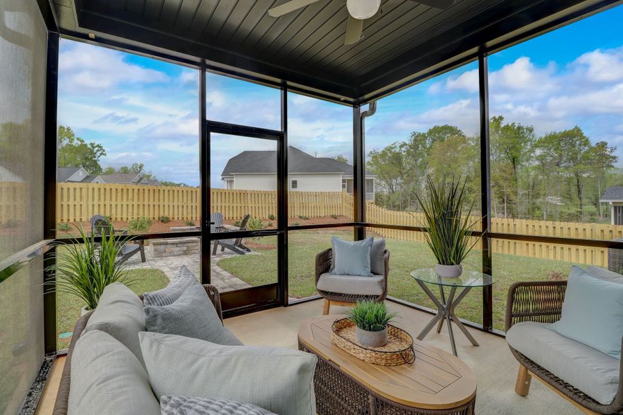 Representative furnished interior of a home built from the Brantley II by Great Southern Homes in Collins Cove, Chapin (Image 68).