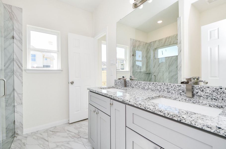 Furnished interior view inside a new home in , Houston (Image 11).