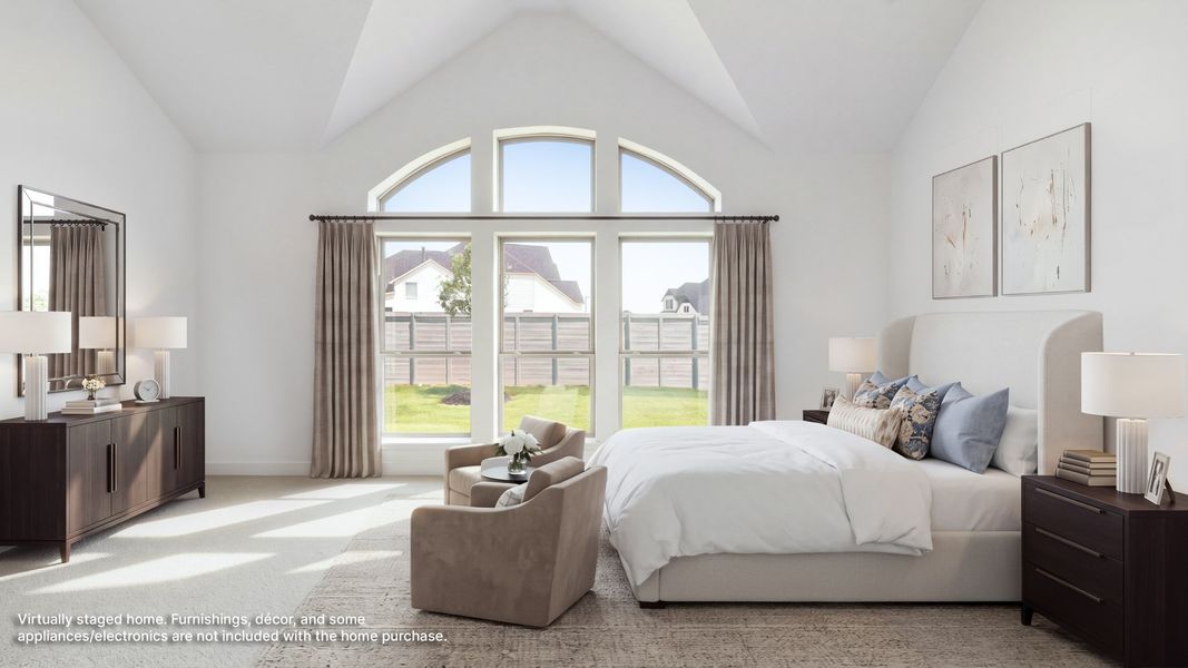Furnished interior view inside a new home in Landmark, Denton (Image 8).