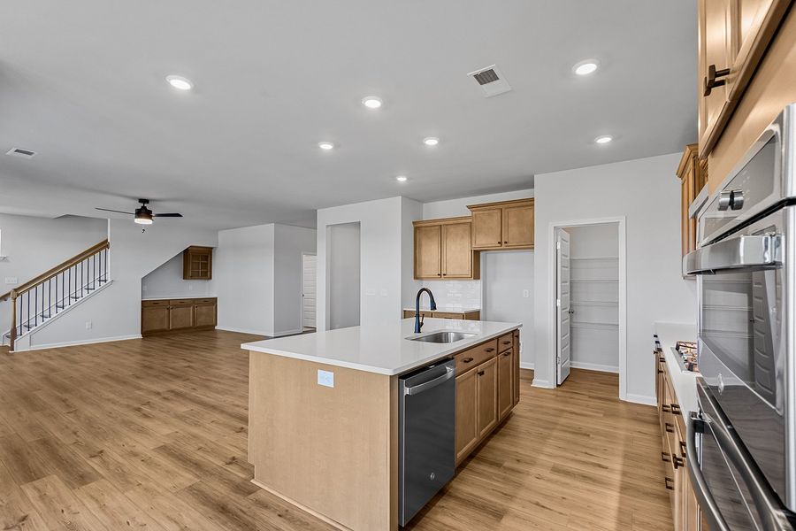 Furnished interior view inside a new home in Fieldstone, Lexington (Image 11).