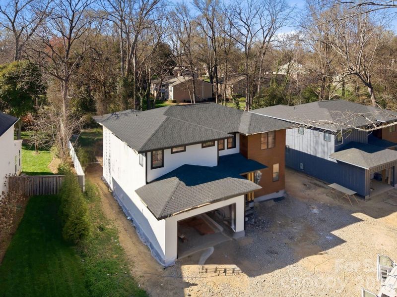 Exterior details and patio area of a home in , Charlotte (Image 3).