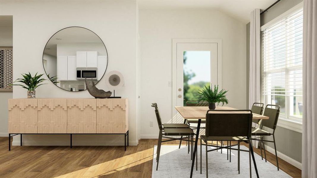 Furnished interior view inside a new home in , Kyle (Image 11).