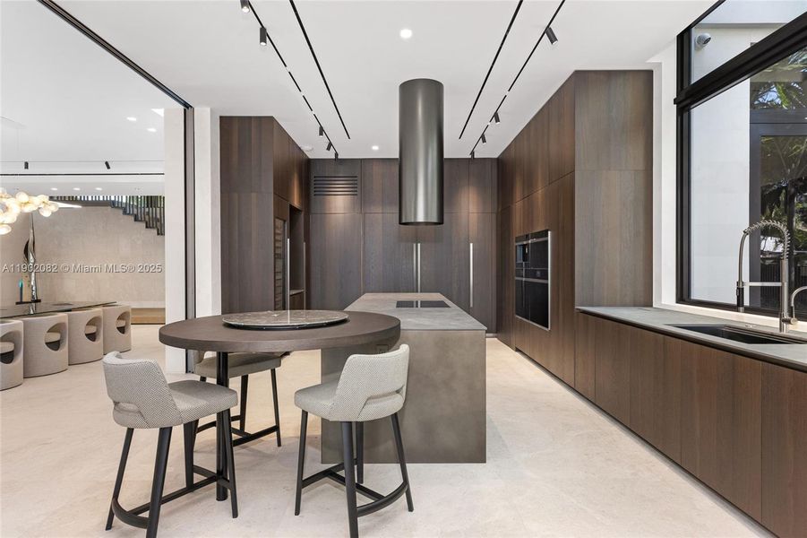 Furnished interior view inside a new home in , Miami Beach (Image 9). Furnished interior view inside a new home in , Miami Beach (Image 9).