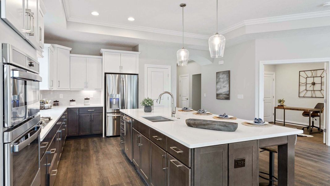 Representative furnished interior of a home built from the Torino by Epcon Communities in The Courtyards at Franklin Road, Murfreesboro (Image 11).
