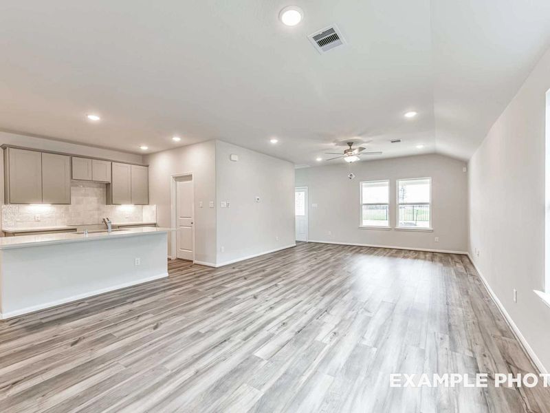 Representative unfurnished interior of a home built from the The Laguna A with 3-Car Garage by Davidson Homes LLC in River Ranch Meadows, Dayton (Image 20). Representative unfurnished interior of a home built from the The Laguna A with 3-Car Garage by Davidson Homes LLC in River Ranch Meadows, Dayton (Image 20).