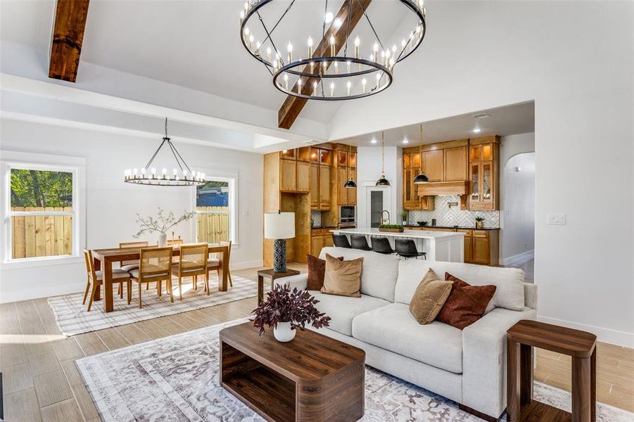 Furnished interior view inside a new home in , Fort Worth (Image 7).