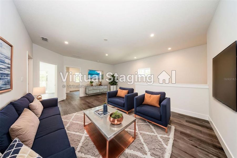 Furnished interior view inside a new home in , Deltona (Image 16).