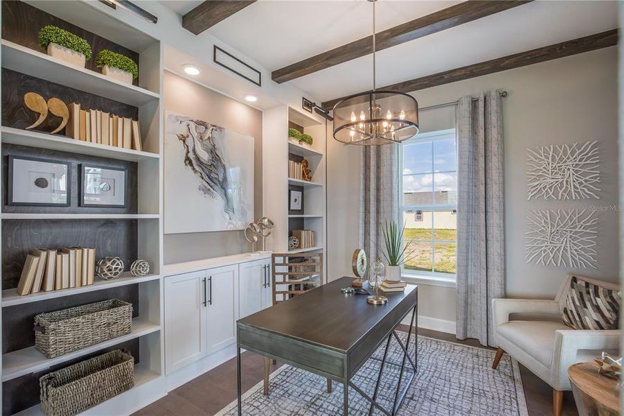 Furnished interior view inside a new home in Laureate Park at Lake Nona, Orlando (Image 4).