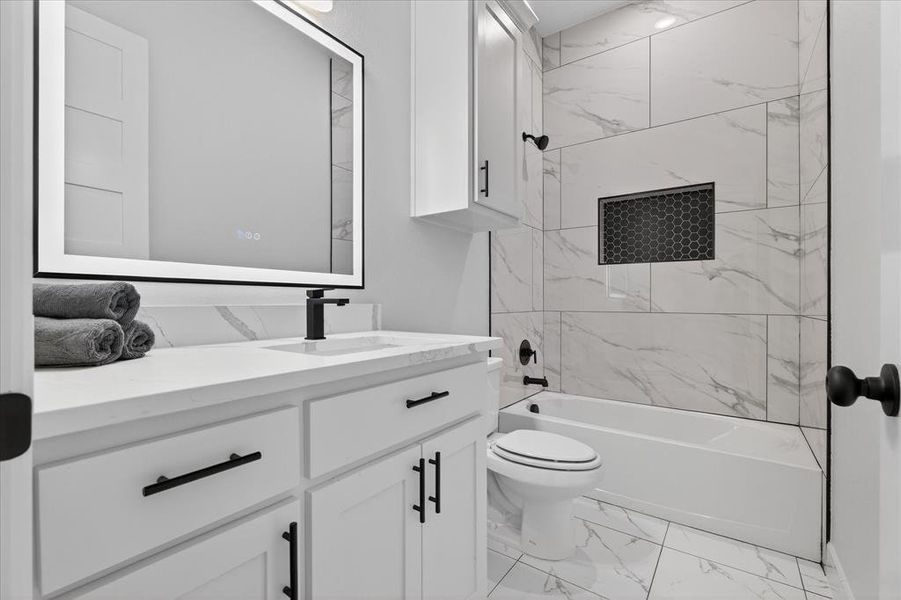 Furnished interior view inside a new home in , Celeste (Image 4).