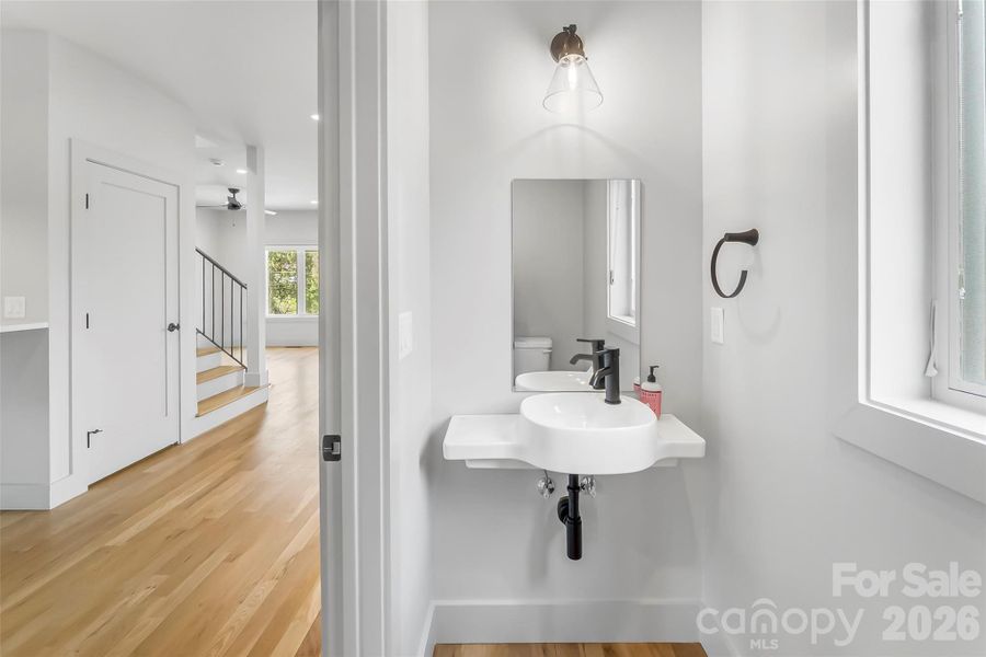 Half Bath on Main level