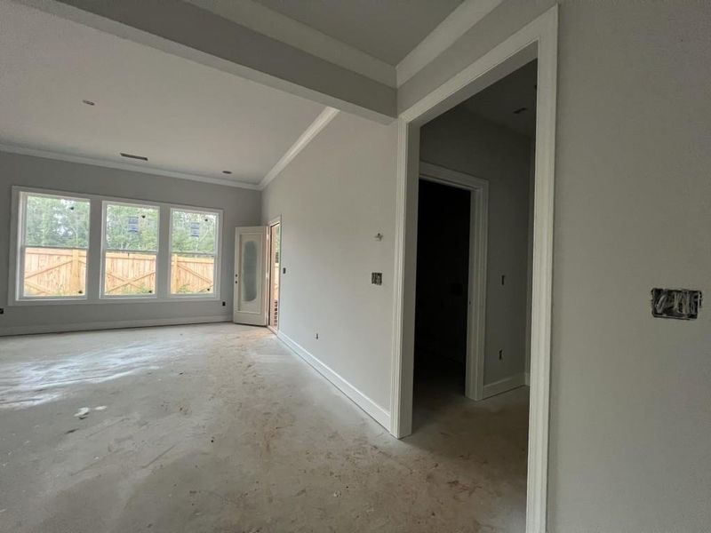 In-progress construction of a new home in Hemingway, Flowery Branch, GA (Image 21).