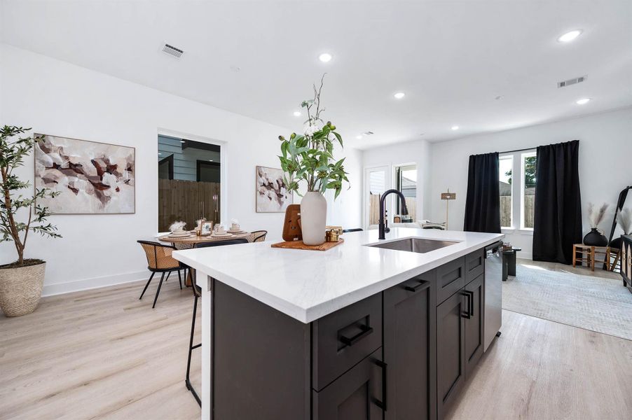 Furnished interior view inside a new home in , Houston (Image 12).
