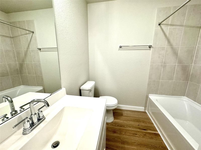 Furnished interior view inside a new home in , Cypress (Image 5).