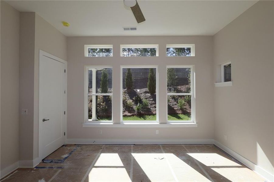 In-progress construction of a new home in Maple Grove at Towne Lake, Woodstock, GA (Image 8).