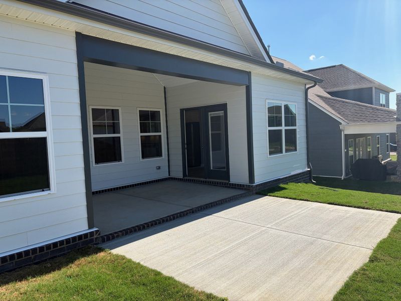 Exterior details and patio area of a home in Cumberland Estates, Fairview (Image 3).