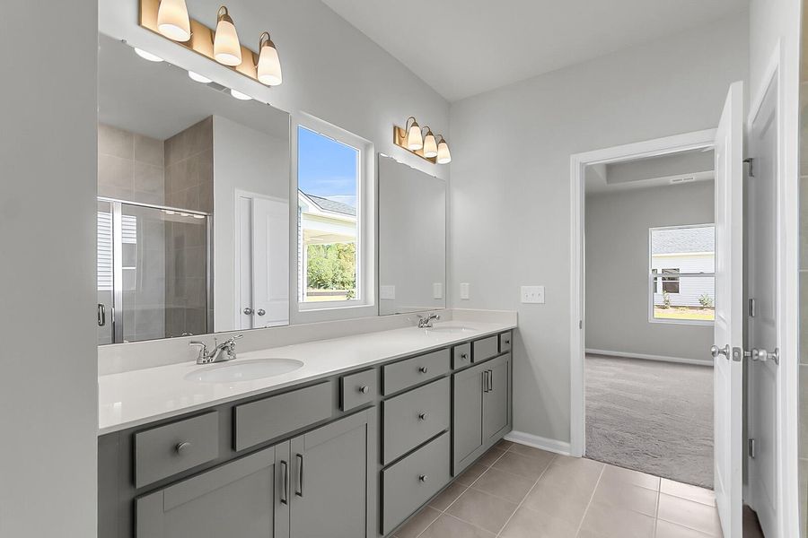 Furnished interior view inside a new home in Fairway Woods at Wyboo, Manning (Image 16).