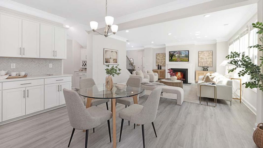 Furnished interior view inside a new home in Sylvan Creek, Denver (Image 7).