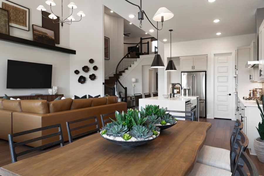 Furnished interior view inside a new home in Lagos Reserve, Manor (Image 31).