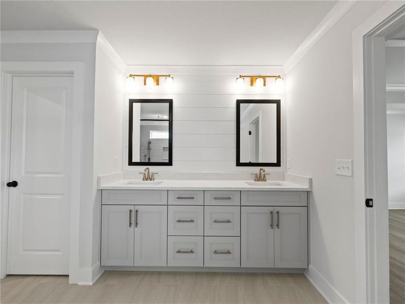 Furnished interior view inside a new home in , Buford (Image 16). Furnished interior view inside a new home in , Buford (Image 16).