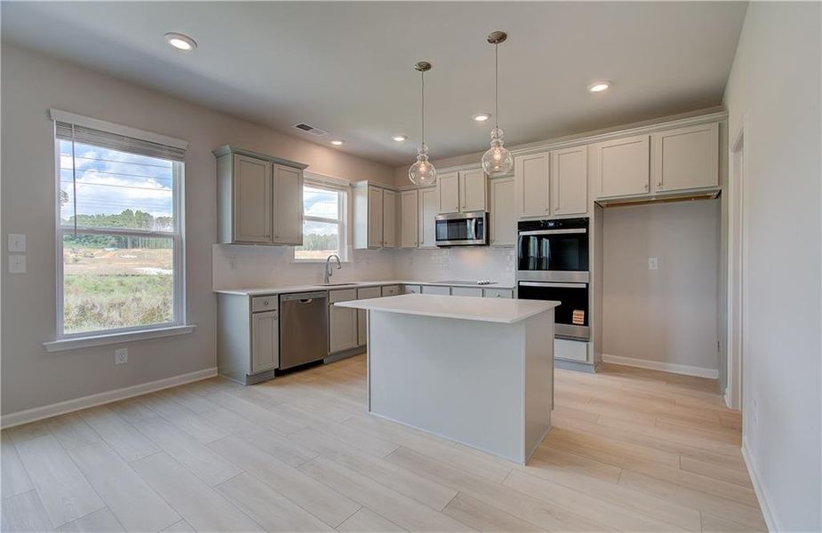 Furnished interior view inside a new home in Chapel Hill, Newnan (Image 3). Furnished interior view inside a new home in Chapel Hill, Newnan (Image 3).