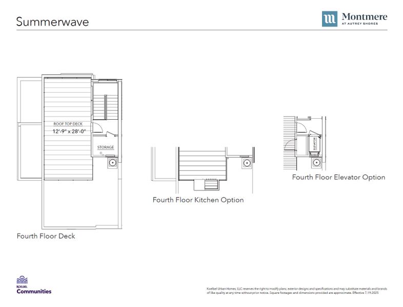 2D floor plan layout for the G by Koelbel and Company in Montmere at Autrey Shores, Superior, CO (Image 7).