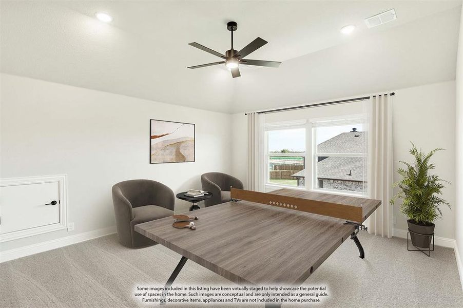 Furnished interior view inside a new home in Glenbrook, Red Oak (Image 10).