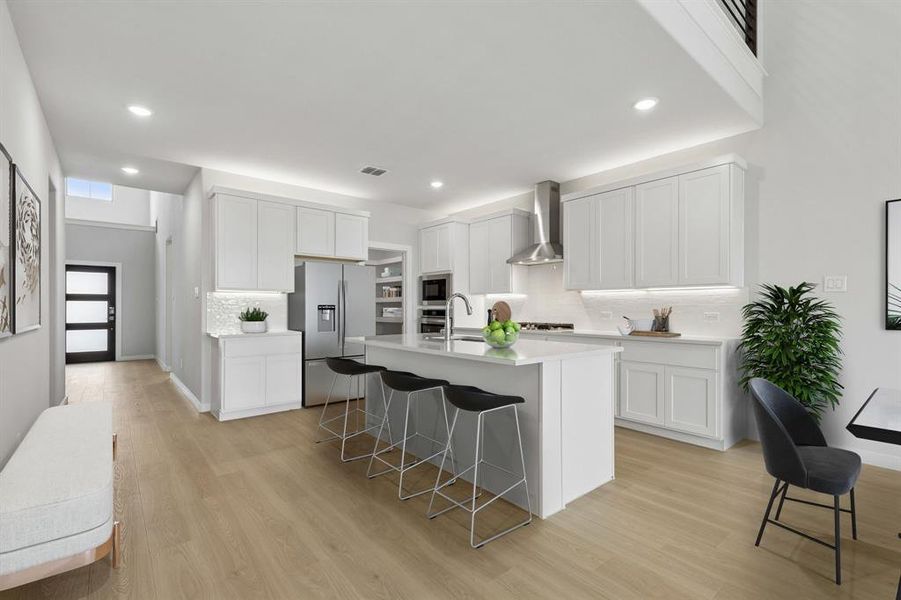 Kitchen in the Winters home plan by Trophy Signature Homes – REPRESENTATIVE PHOTO Kitchen in the Winters home plan by Trophy Signature Homes – REPRESENTATIVE PHOTO